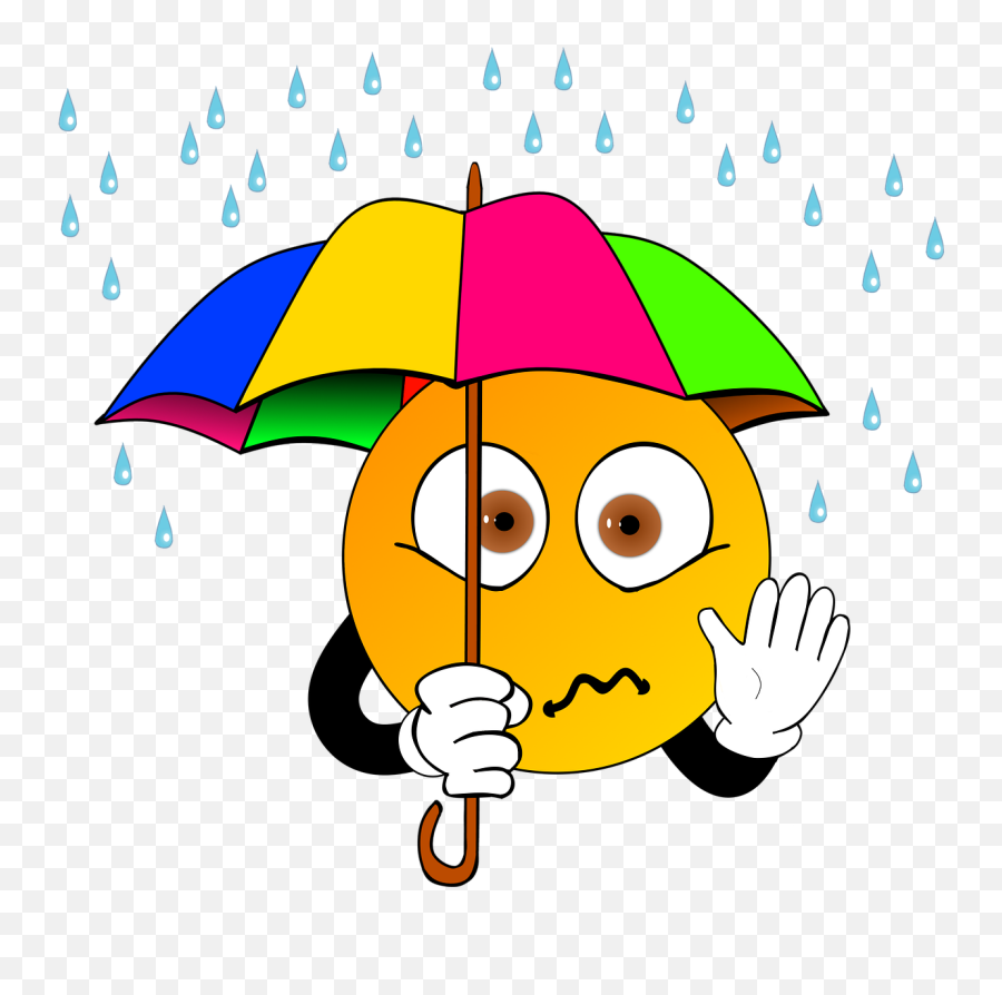 Gratis Obraz Na Pixabay - Regenschirm Mit Regen Clipart Emoji,Umbrella Emoji