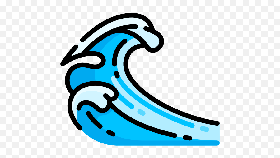 Wave - Free Nature Icons Blue Ocean Icon Png Emoji,Wave Chek Emojis