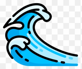 Wave - Free Nature Icons Blue Ocean Icon Png Emoji,Wave Chek Emojis