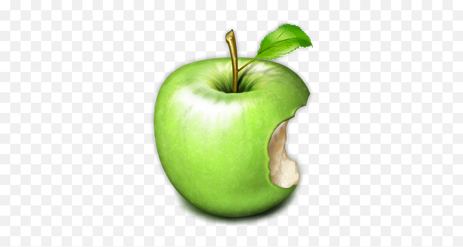 Sciences - Bitten Green Apple Cartoon Emoji,Solair Emoji