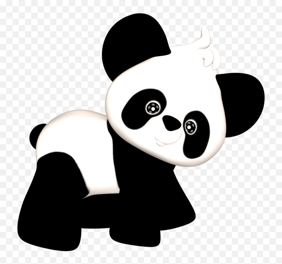 Giant Panda Red Panda Clip Art - Transparent Background Panda Transparent Emoji,Red Panda Emoji Twitter