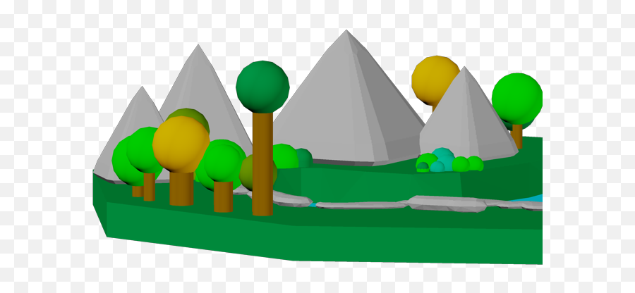 Happy Little Forest - Bob Ross Painting In 3d Illustration Horizontal Emoji,Bobross Emoticon