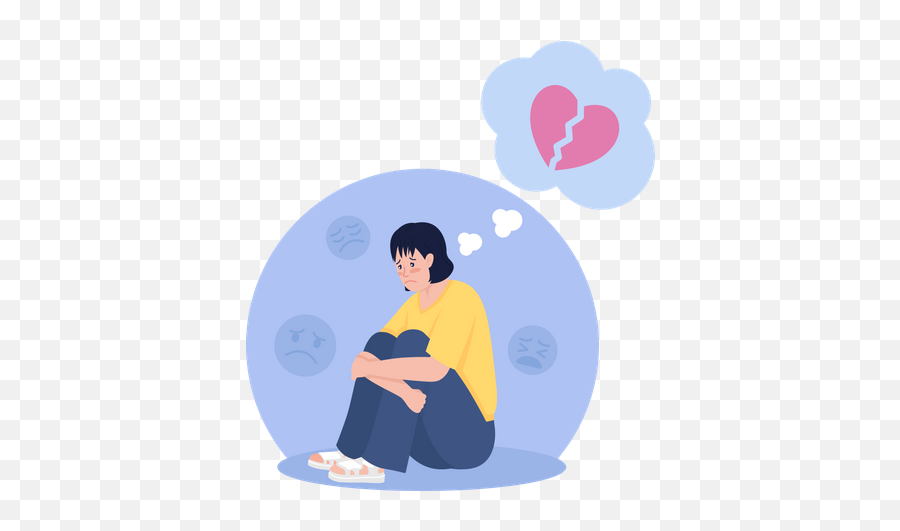 Relationship Illustrations Images U0026 Vectors - Royalty Free Illustration Emoji,Lonely Broken Heart Falls In Love Emotion