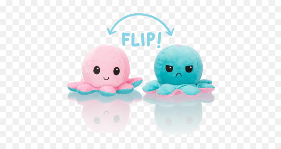 Reversible Octopus Emotion Angry Happy - Reversible Octopus Toy Uk Emoji,Octopus Emotions