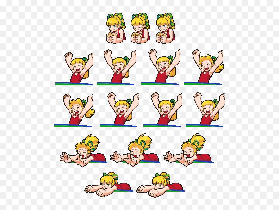 Rockman Poker Roll Sprite Sheet Mega Man Rockman Emoji,Human Sprite Sheet Emotion