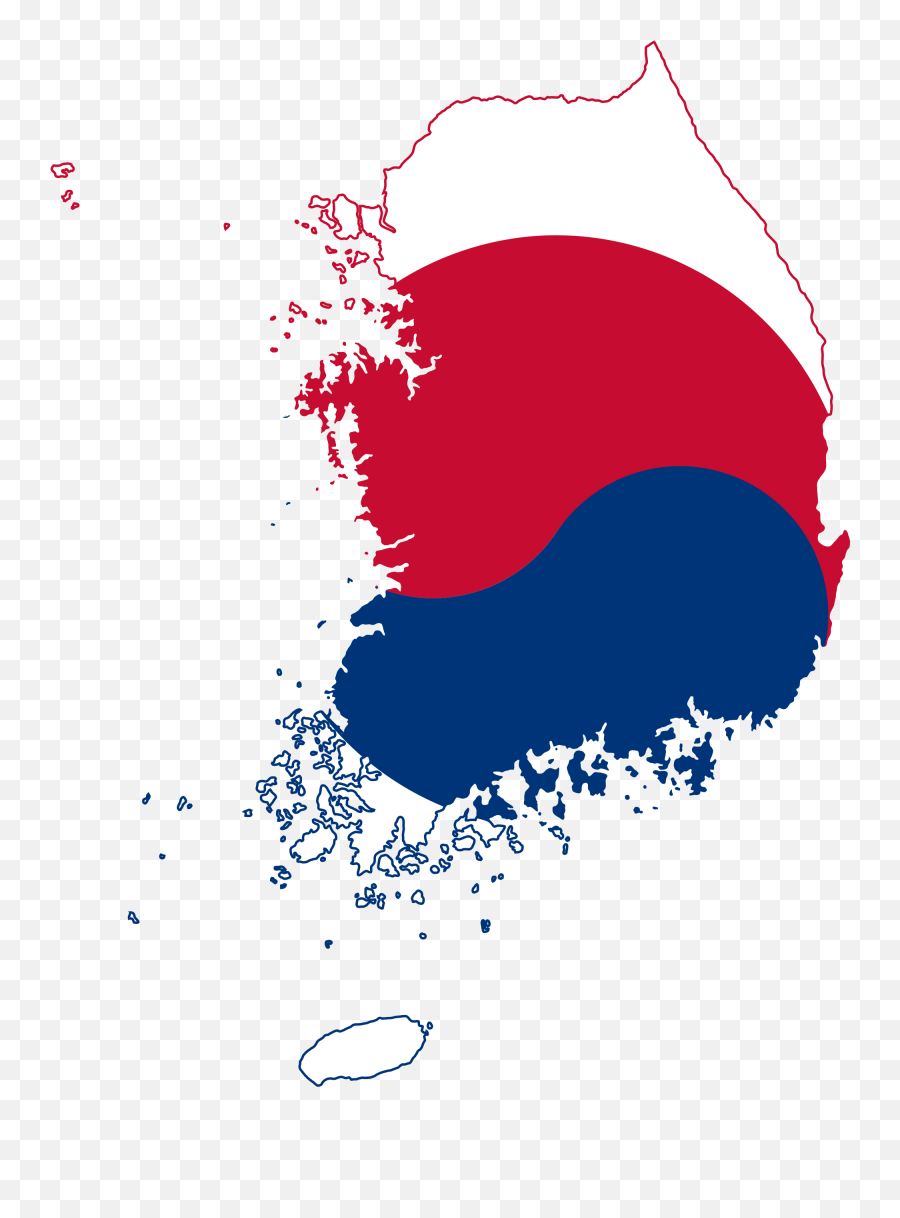 Open - South Korea Flag Map Clipart Full Size Clipart South Korea Map Icon Png Emoji,Sudan Flag Emoji