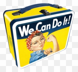 Smithsonian Rosie Riveter Metal Lunch Box - Rosie The Riveter Emoji,Rosie The Riveter Emoji