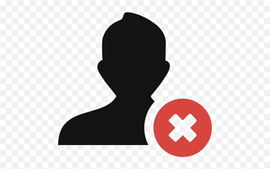 Block User Icon Png And Svg Vector Free Download Emoji,Emoji For Blocked