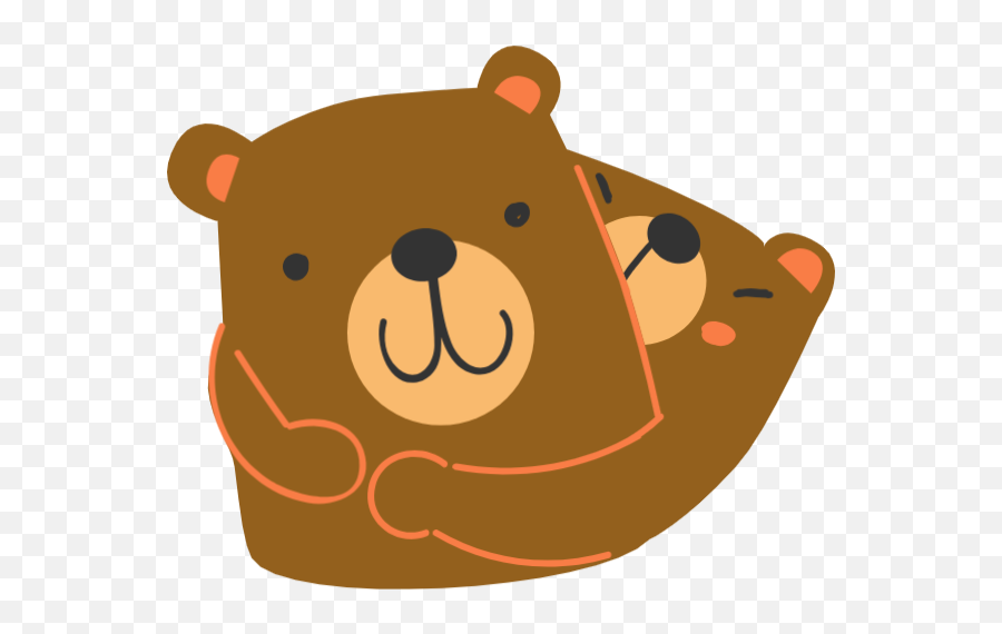 Free Online Bears Animals Hugs Maternal Vector For Emoji,Forest Emojis