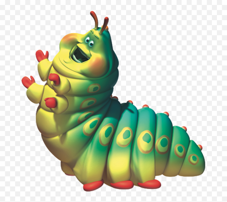 Cartoon Drawings - Bugs Life Characters Emoji,Caterpillar Emoji