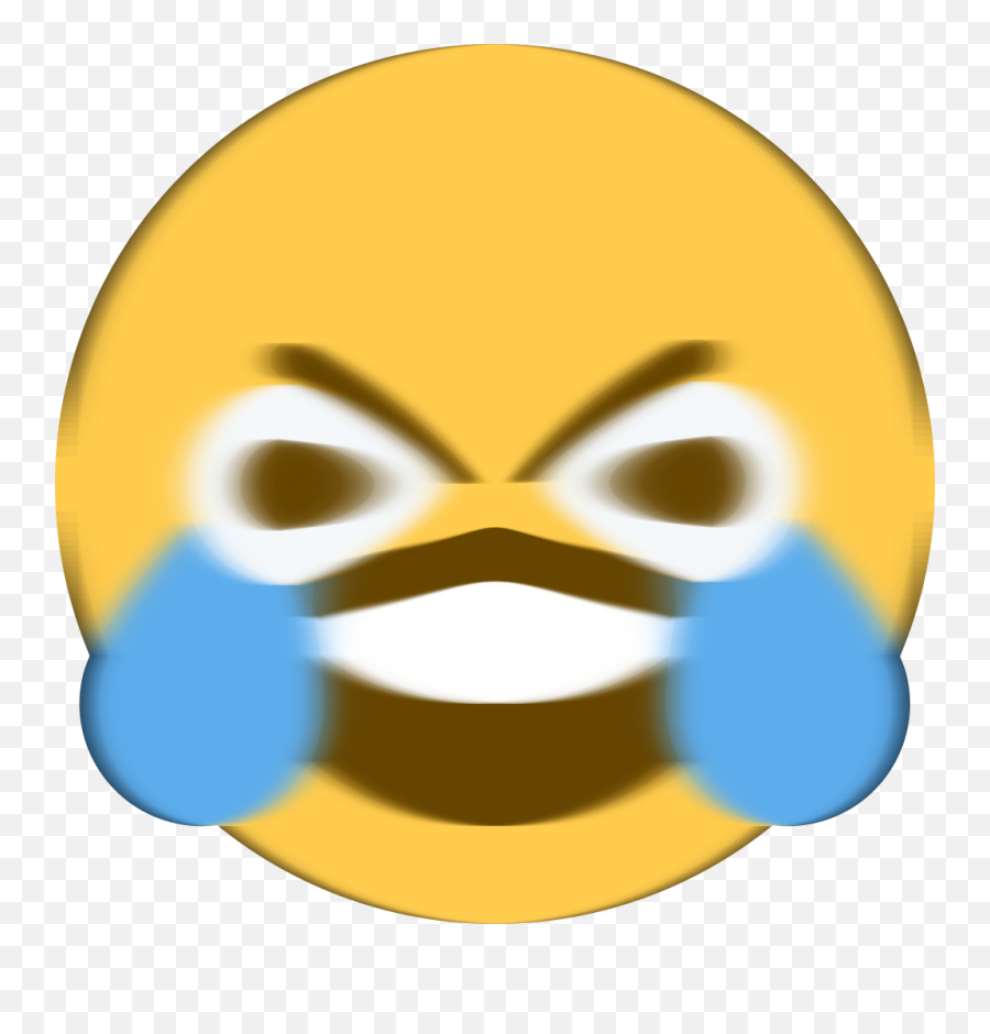Triforce Of Retards - Open Eye Crying Laughing Emoji Png,Walking Dead Lucille Emoji
