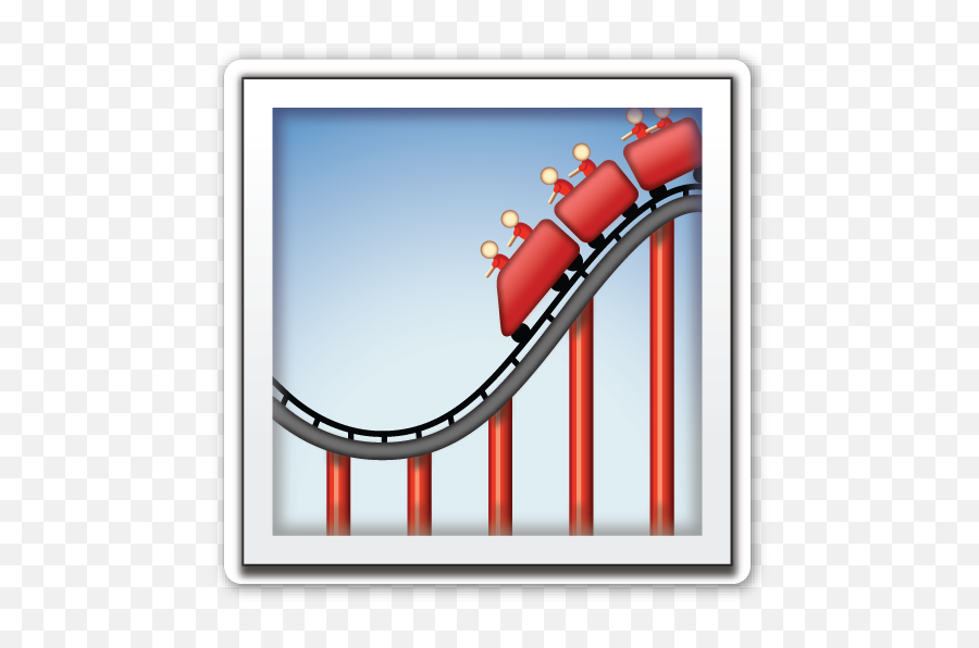 Roller Coaster - Roller Coaster Emoji Png,Emoji Carnival