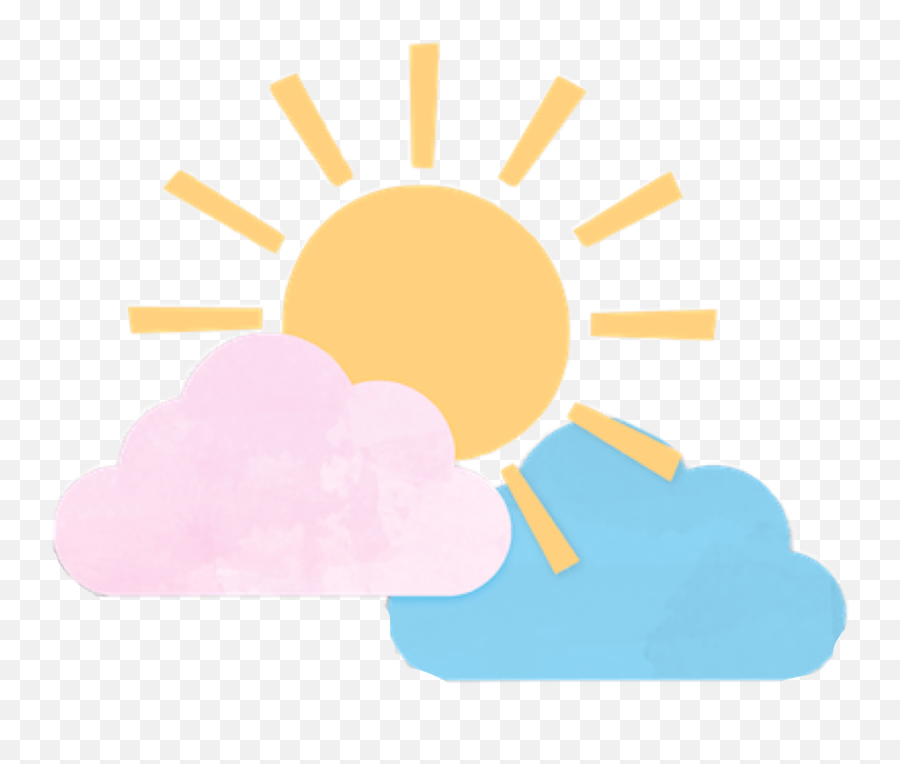 Clouds Sun Sunlight Sticker By - Language Emoji,Sunlight Emoji