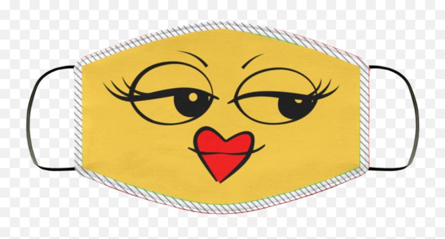 Mf Face Mask Smiley - Yellow Face Mask Stretched Ears Mask Happy Emoji,Emoticon Face Mask