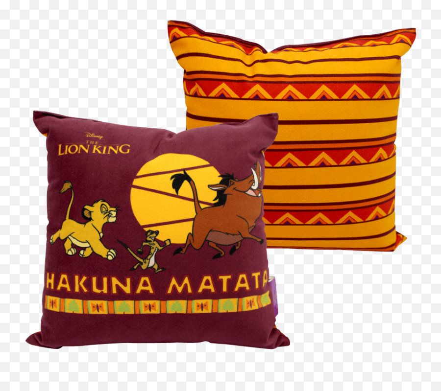 Almofada Rei Leão Hakuna Matata - Almofada Fibra Veludo 25x25cm Rei Leão Hakuna Matata Emoji,Almofada De Emoji