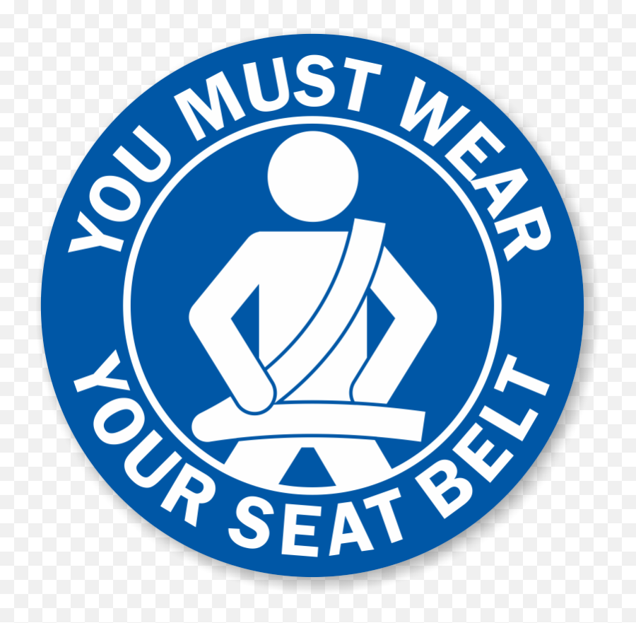 Safe Clipart Seatbelt Safe Seatbelt - You Must Wear Your Seatbelt Logo Png Emoji,Seatbelt Emoji