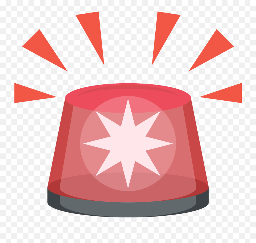 Emojione 1f6a8 - Star New Vision Tarot Emoji,Pink Triangle Emoji