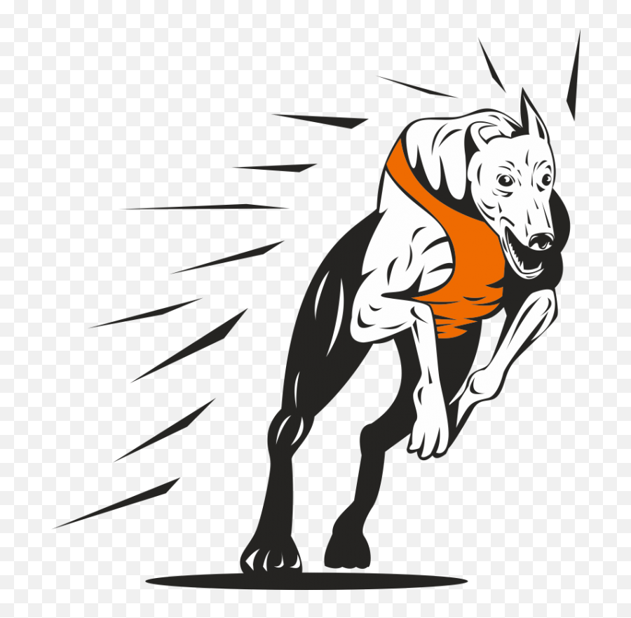 Greyhound Racing Clip Art - Greyhound Dog Logo Emoji,Greyhound Emoji