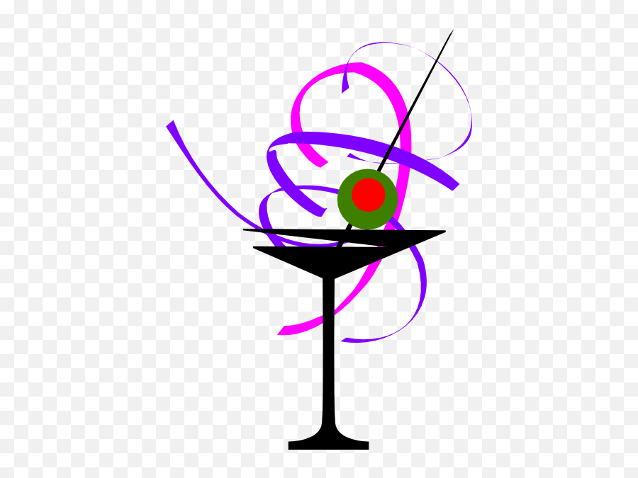 Black Martini Clip Art - Clip Art Library Cocktail Glass Cartoon Emoji,List Of Facebook Emoticons Martini Glass