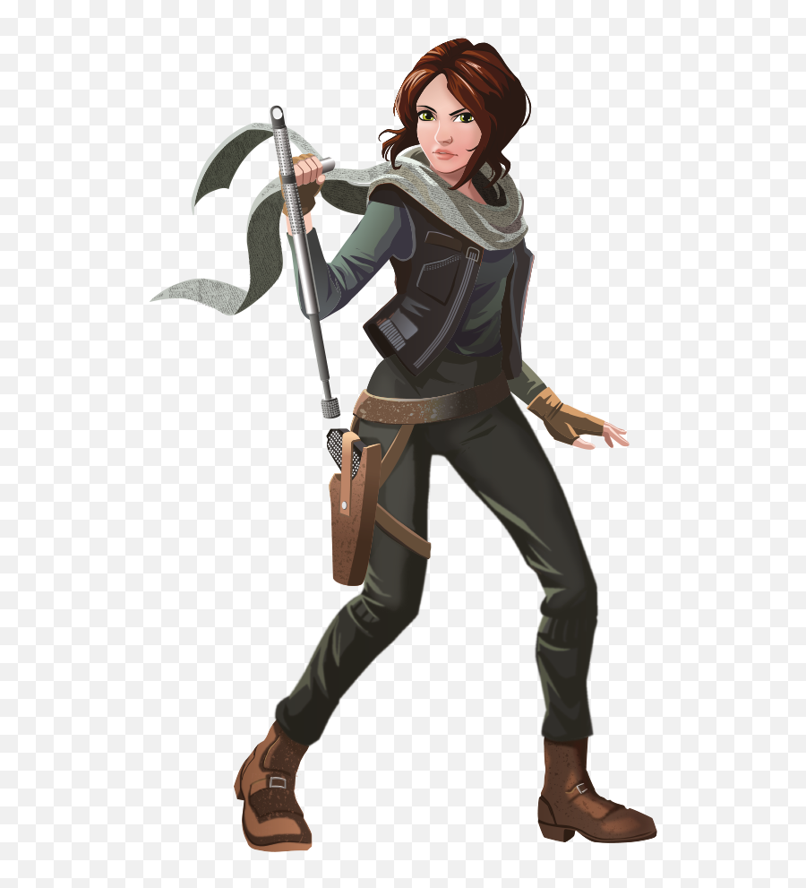 Jyn Erso In Forces Of Destiny Star Wars Prints Star Wars - Star Wars Forces Of Destiny Padme Character Emoji,Ryan Reynolds Smiler Emoji Movie Imdb