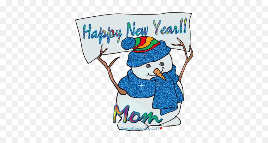 Momhnysnowmanamkotgk122717 Happy Newyear My Father - New Year Clip Art Free Emoji,Snowman Emotions