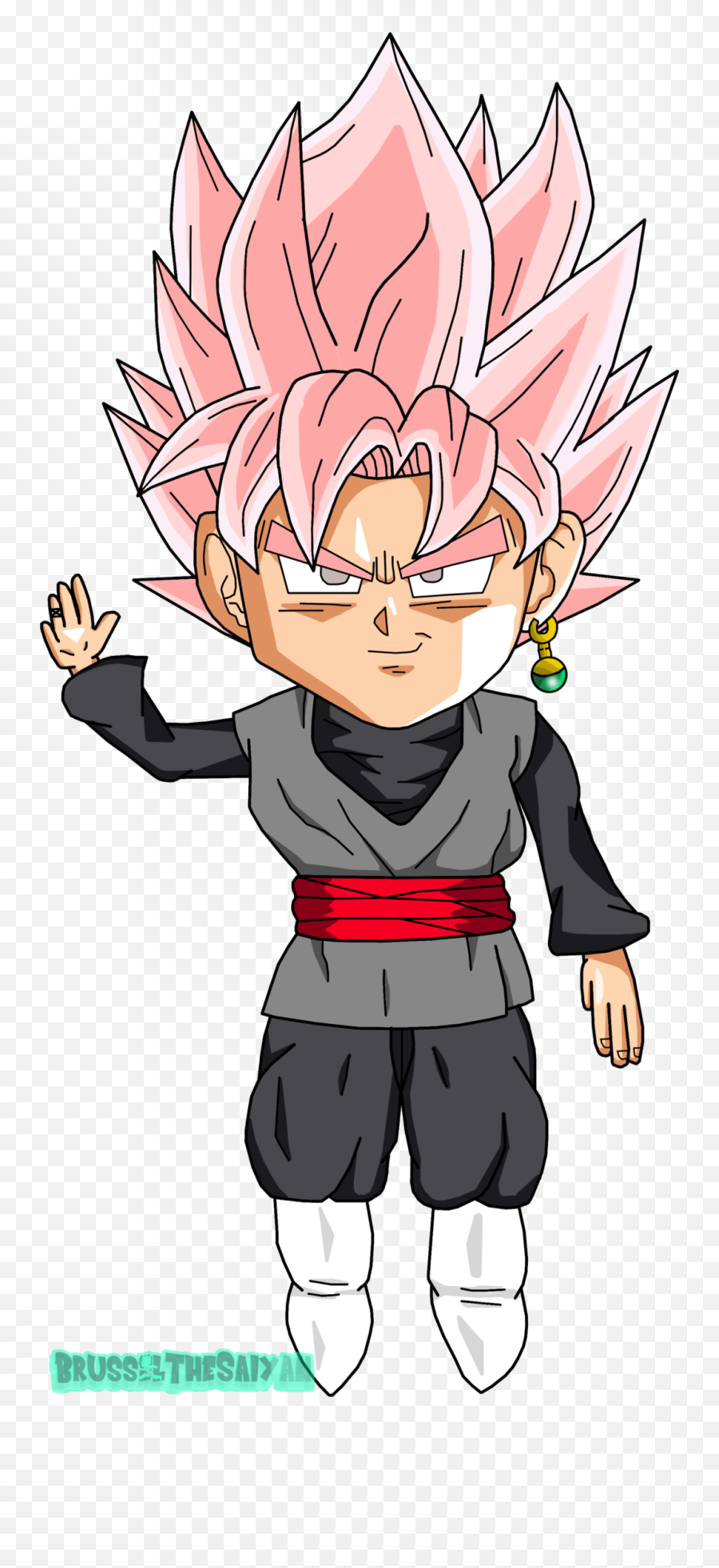 Super Saiyan - Draw Chibi Goku Black Emoji,I Have Ascended Beyond The Emotion Of Anger