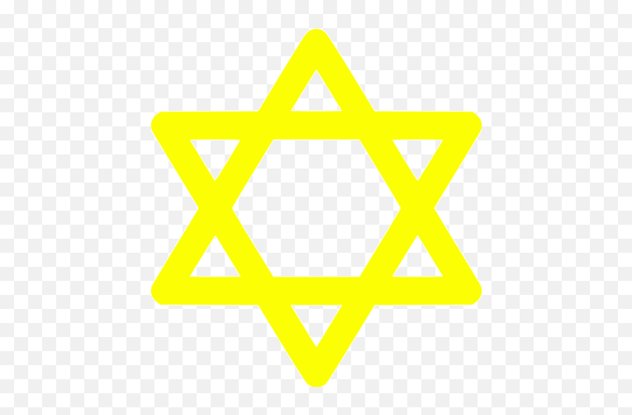Yellow Star Of David Icon - Free Yellow Civilization Icons Can Represent Night By Elie Wiesel Emoji,Red With Yellow Star Emoticon
