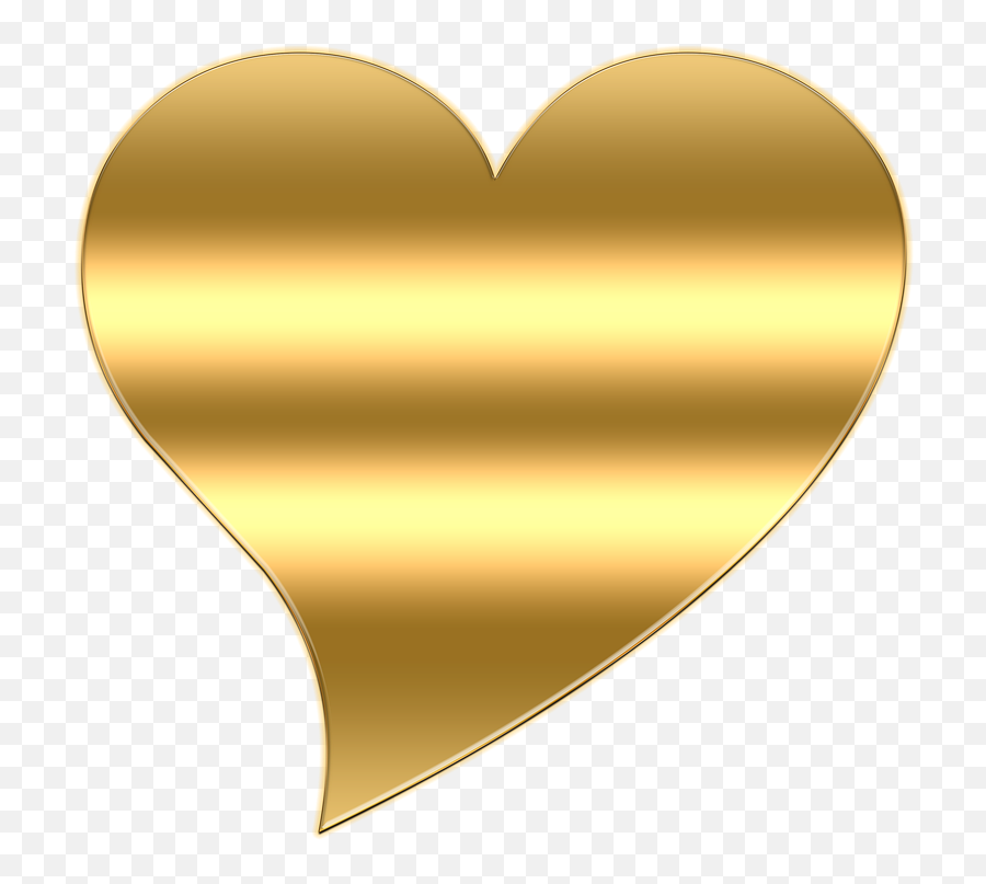 Heart Gold Golden Emoji,Gold Sky Emotions