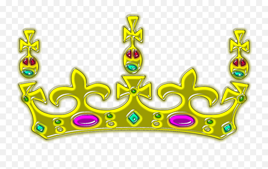 Crown King Crown King Gold Public Domain Image - Freeimg Gif Emoji,King And Queen Emoticon
