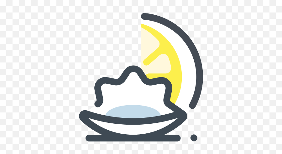 Oysters With Lemon Icon U2013 Free Download Png And Vector - Seafood Oyster Icon Emoji,Lemon Emoji Face Png
