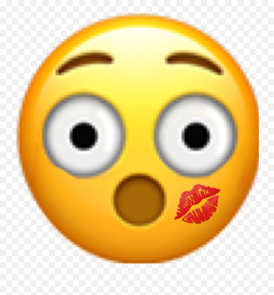 Emoji Kiss Sticker - Happy,Wannabe Gangsta Emoticon
