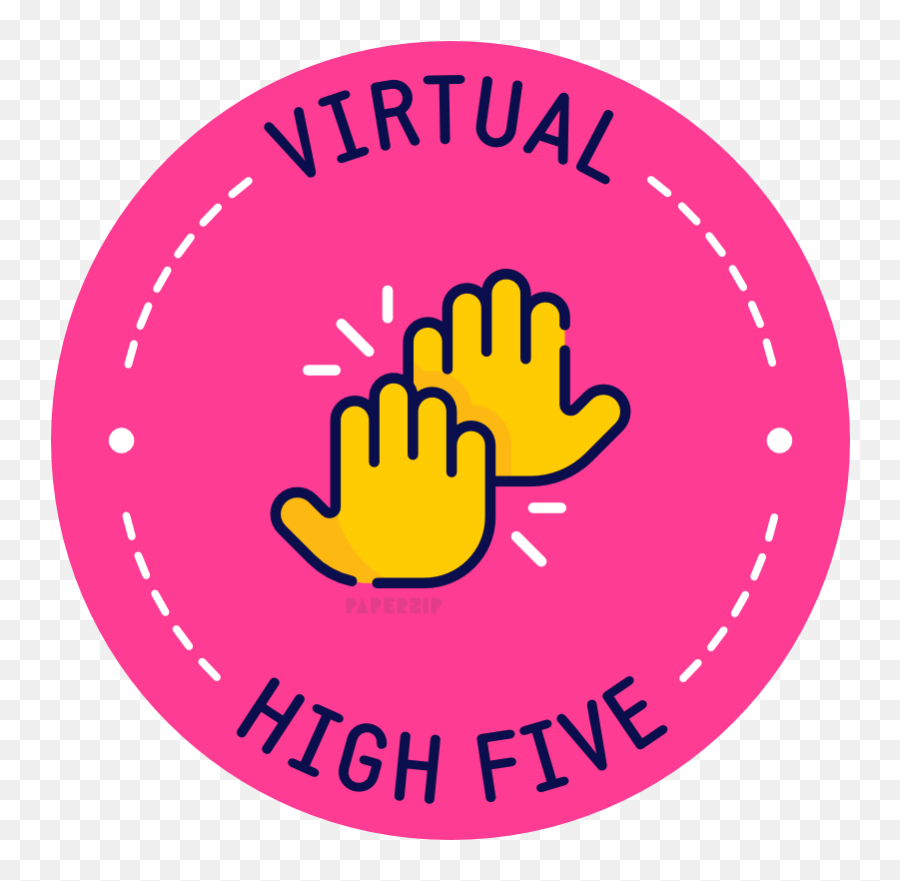 Remote Learning Digital Stickers - Virtual Fist Bump High Gadzooks Enchiladas And Soup Emoji,O/*\o High Five Emoticon