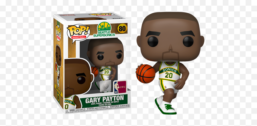 Nba Lakers Lebron James Funko Pop - Pop Nba Legends Gary Payton Sonics Home Emoji,Emoji Stickers And Candy Box 36ct