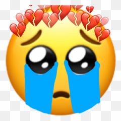 Discover Trending Corazonroto Stickers Picsart - Sad Heart Broken Png Emoji,Triste Emoticon Small