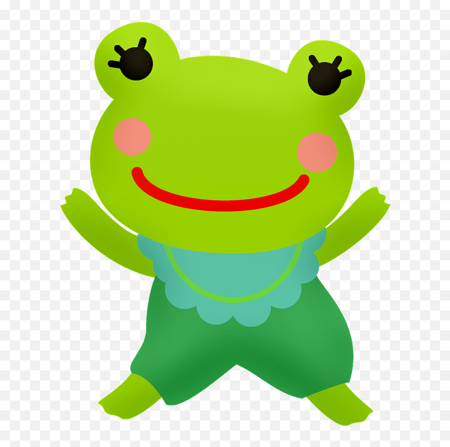 Frog In Jumpsuit Clipart - Pond Frogs Emoji,Emoji Jumpsuit