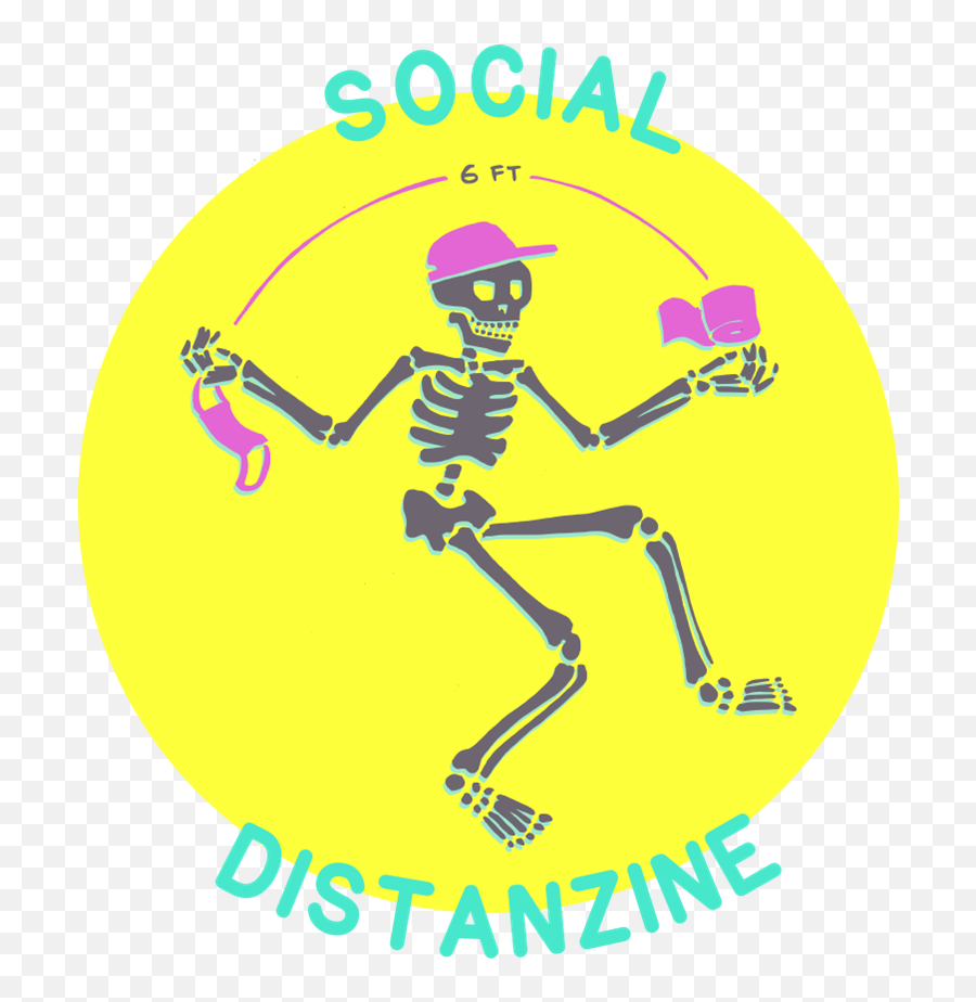 Social Distanzine Issue 5 Denver Public Library - Skeleton Emoji,Emotions Of A Skull