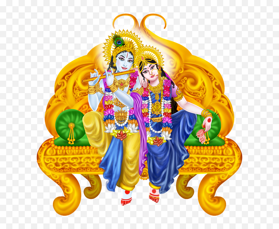 Origin Of Radha Krishna Art - Krishna Janmashtami 2077 Emoji,Krishna-centered Emotions