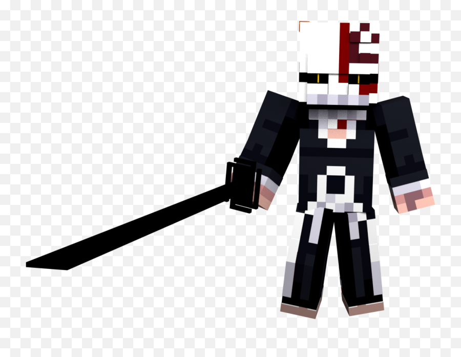 Visored Ichigo Minecraft Skin - Skin De Ichigo Para Minecraft Emoji,Discord Emoji Visored