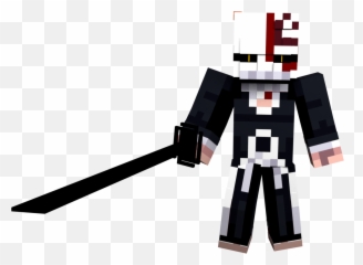 Visored Ichigo Minecraft Skin - Skin De Ichigo Para Minecraft Emoji,Discord Emoji Visored