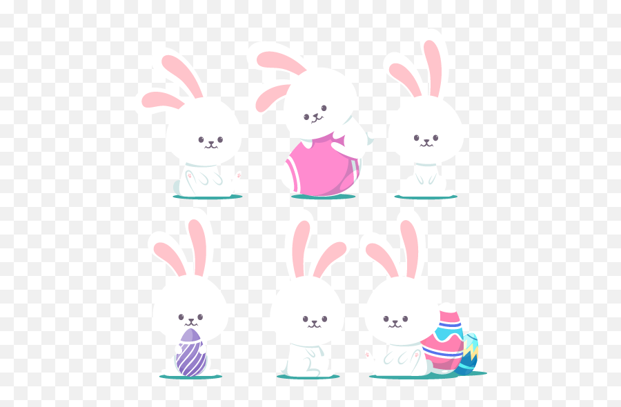 New Funny Free Cute Rabbit Sticker Bestwastickers U2013 Apps No - Q Emoji,
