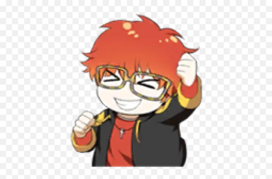 707 Saeran Ray Vijiti - Mystic Messenger Seven Stickers Emoji,Mystic Messenger 707 Emoji