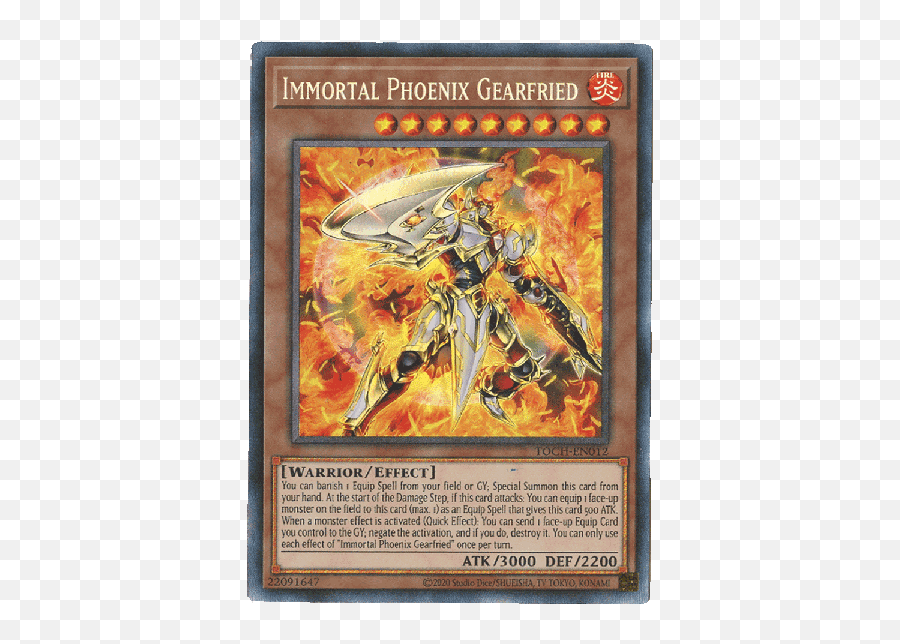 Immortal Phoenix Gearfried Toch - En012 Ultra Rare Yugioh Emoji,Ygo Emojis