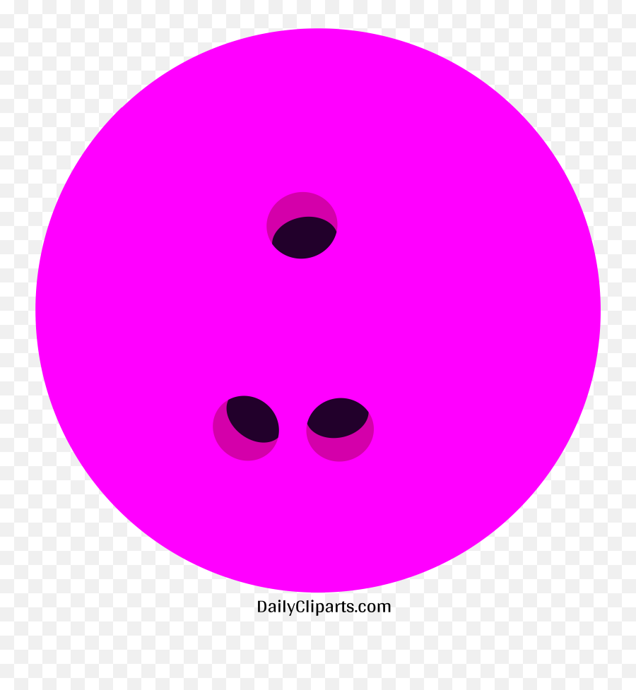 Bowling Ball Pink Colour Clipart Image Daily Cliparts - Pinoy Jokes Emoji,Bowling Emoticon