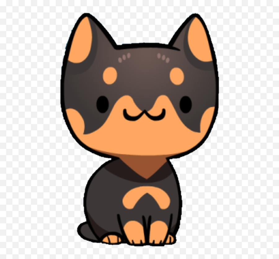 Doberman Cat Game - The Cat Collector Wiki Fandom Emoji,Black Cat Face Emoji