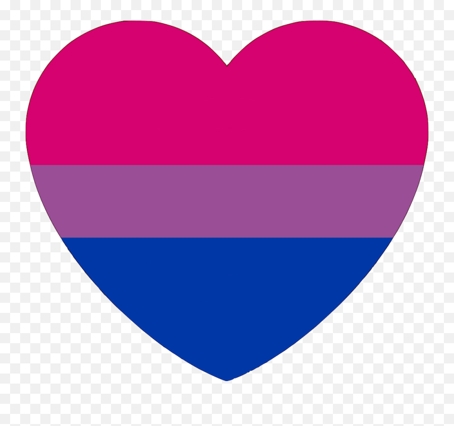 Bisexual Emojis - Bi Flag Heart Transparent,Bisexual Emoji