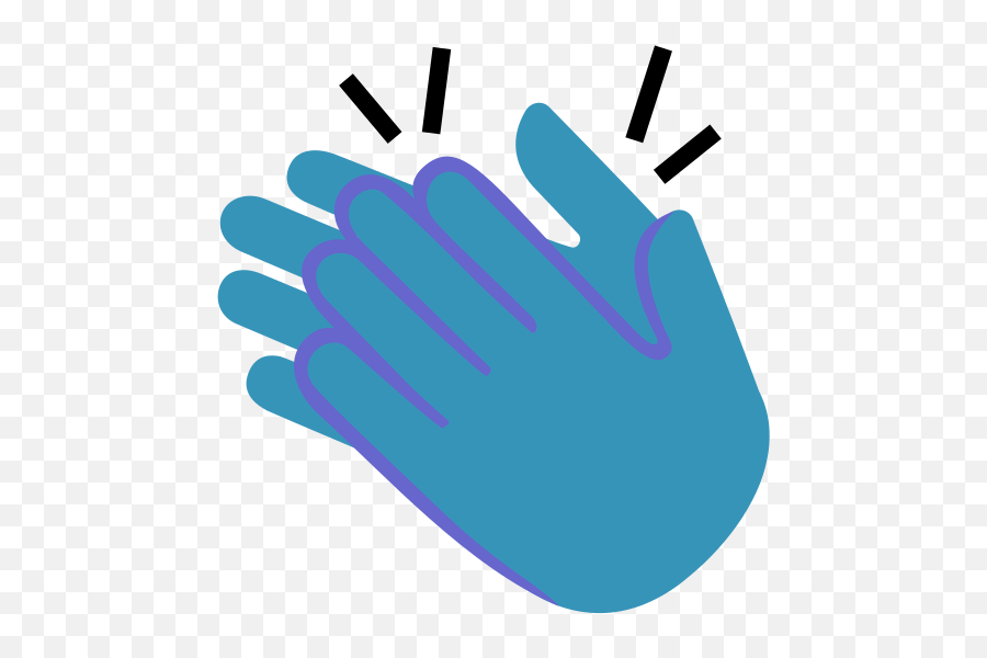 Hand Clipart Emoji Hand Clapping Png - Icon Clapping Hands Png,Clapping Hands Emoji