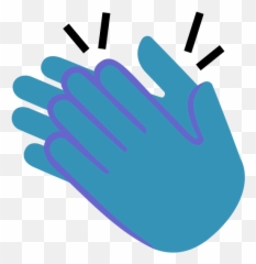 Hand Clipart Emoji Hand Clapping Png - Icon Clapping Hands Png,Clapping Hands Emoji