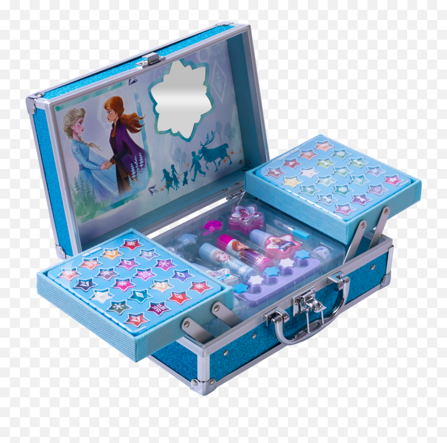 Lip Smacker Disney Frozen Ii Train Case - Disney Frozen 2 Lip Smackers Emoji,Emoji Makeup Case