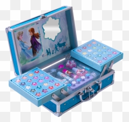 Lip Smacker Disney Frozen Ii Train Case - Disney Frozen 2 Lip Smackers Emoji,Emoji Makeup Case