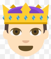 Prince Emoji Clipart - Imagens De Emoji Príncipe,Emoticon Un Rostro Egoista